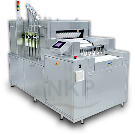 Автоматическая линейная машина для промывания флаконов